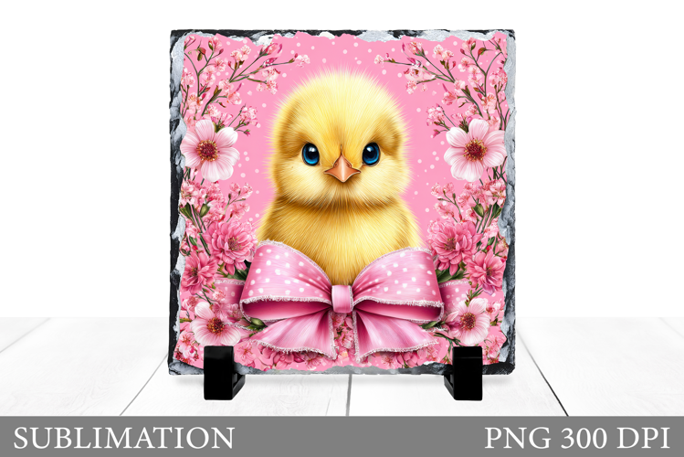 Cute Chick Slate Design. Cute Chick Sublimation