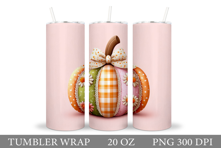 Pumpkin Tumbler Design. Pumpkin Sublimation