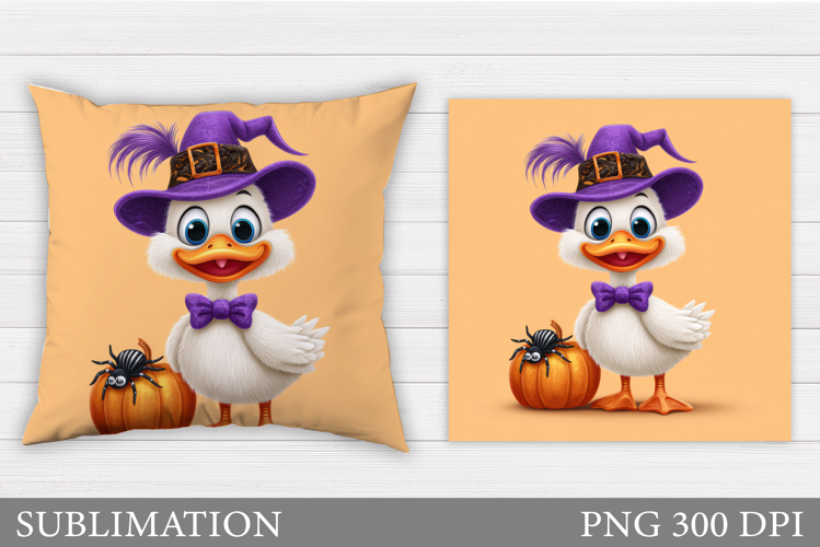 Halloween Goose Pillow Sublimation. Halloween Pillow Design