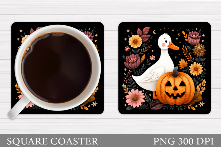 Halloween Goose Coaster. Halloween Goose Sublimation