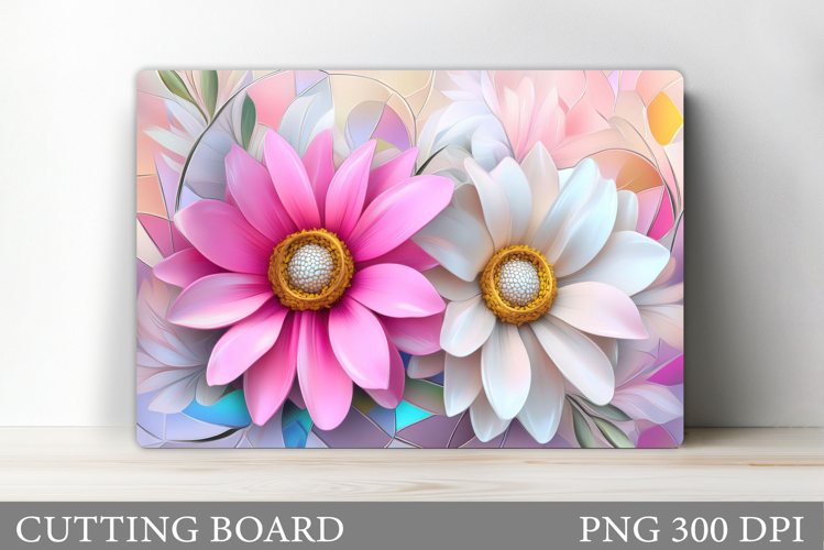 Flowers Cutting Board. Floral Cutting Board Sublimation