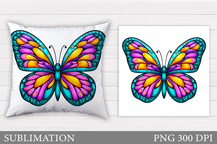 Butterfly Pillow Sublimation. Butterfly Sublimation