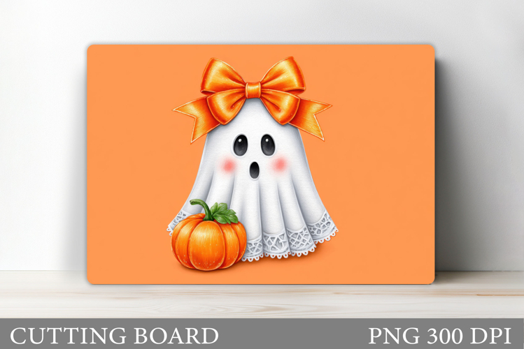 Halloween Ghost Cutting Board. Halloween Cutting Board
