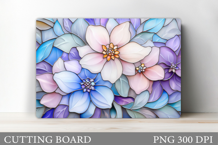 Flowers Cutting Board. Floral Cutting Board Sublimation