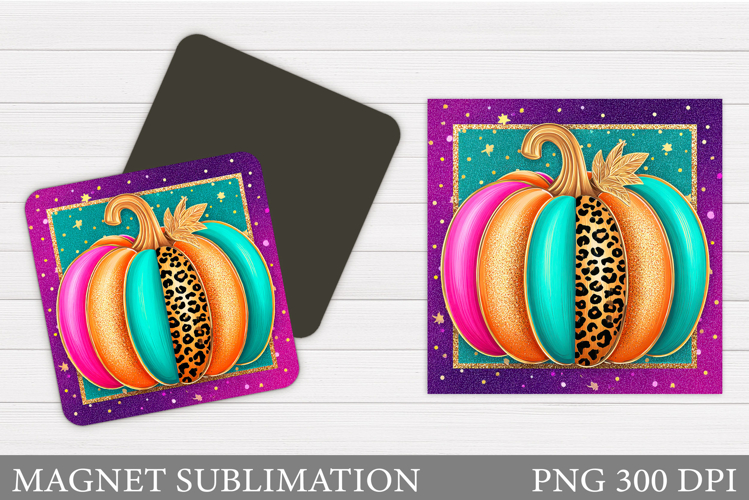 Pumpkin Magnet Design. Pumpkin Sublimation