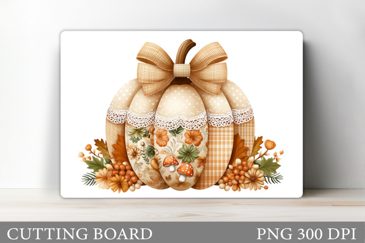 Pumpkin Cutting Board Design. Pumpkin Sublimation
