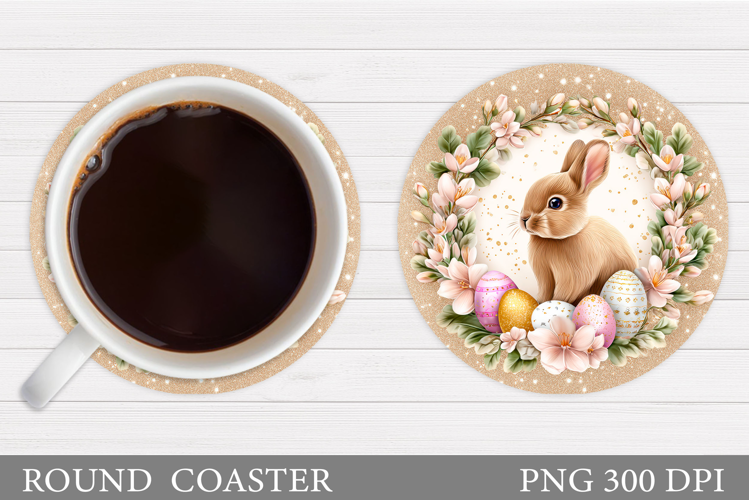 Easter Bunny Coaster. Bunny Easter Coaster Design