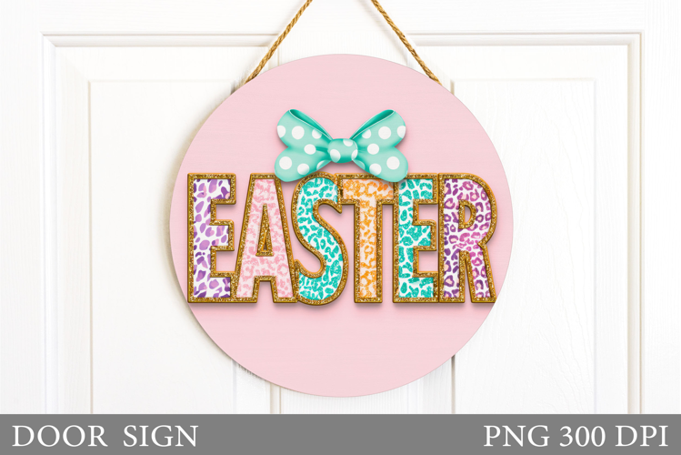Easter Door Sign Design. Easter Sublimation
