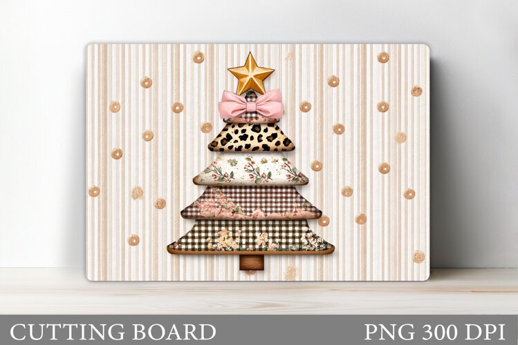 Christmas Tree Cutting Board. Kitchen Cutting Board Design example image 1