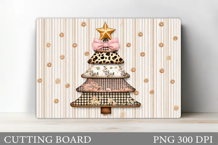 Christmas Tree Cutting Board. Kitchen Cutting Board Design