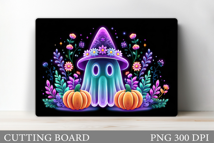 Halloween Ghost Cutting Board. Halloween Cutting Board
