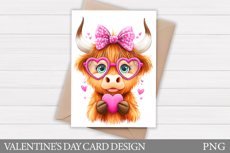 Valentines Cow Card Design. Valentines Card Printable