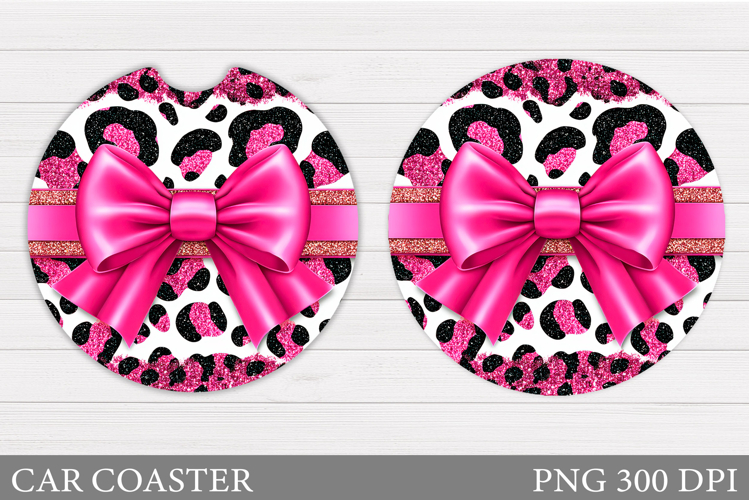 Bow Car Coaster Design. Bow Coaster Sublimation