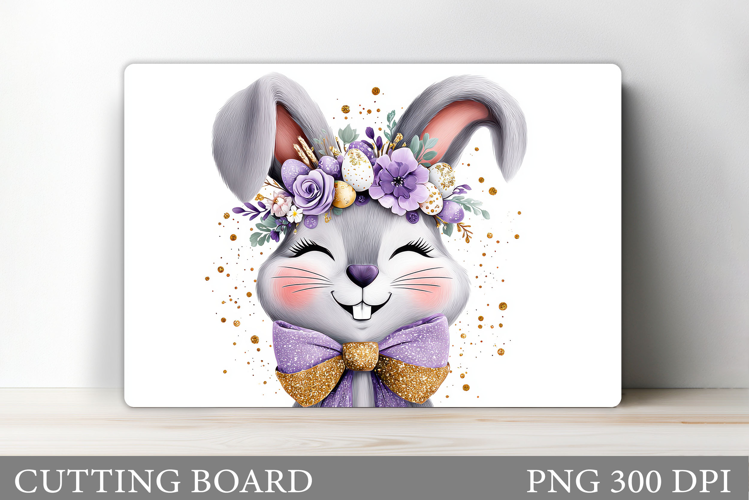 Easter Bunny Cutting Board. Easter Cutting Board Sublimation