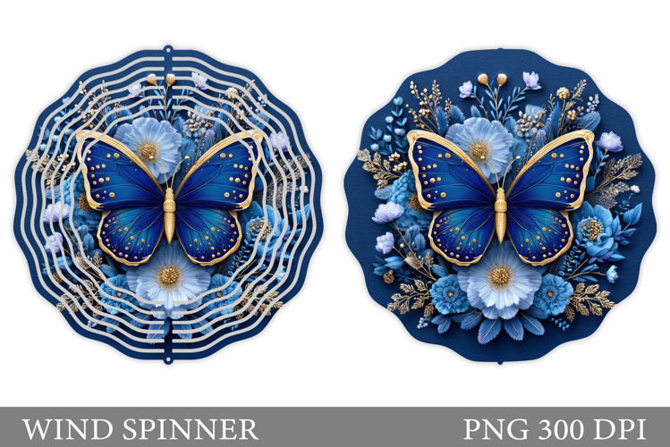 Butterfly Wind Spinner Design. Butetrfly Sublimation