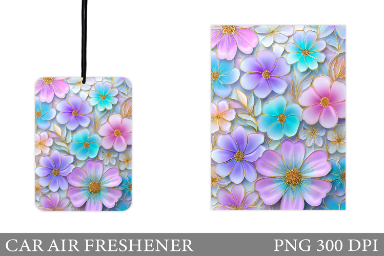 Flowers Car Air Freshener. Floral Car Air Freshener Design
