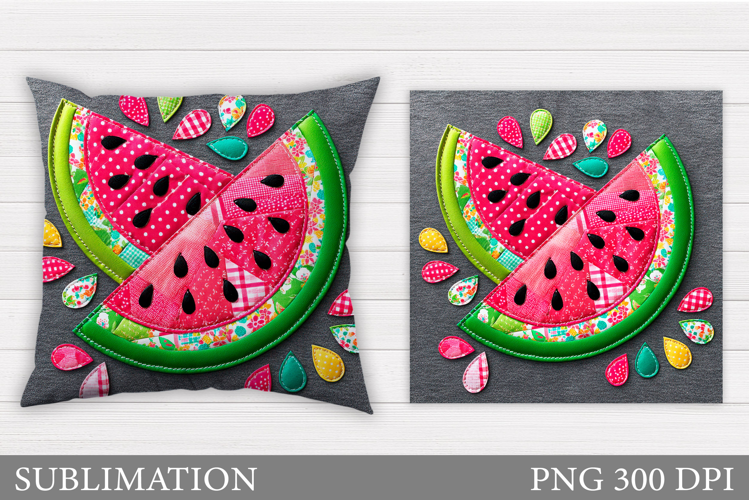 Watermelon Pillow Design. Watermelon Sublimation