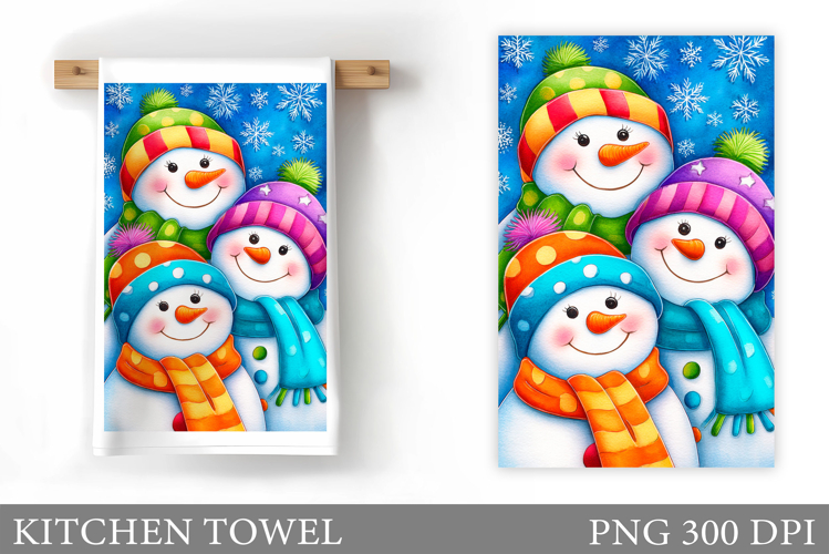 Cute Snowman Clipart Image 8