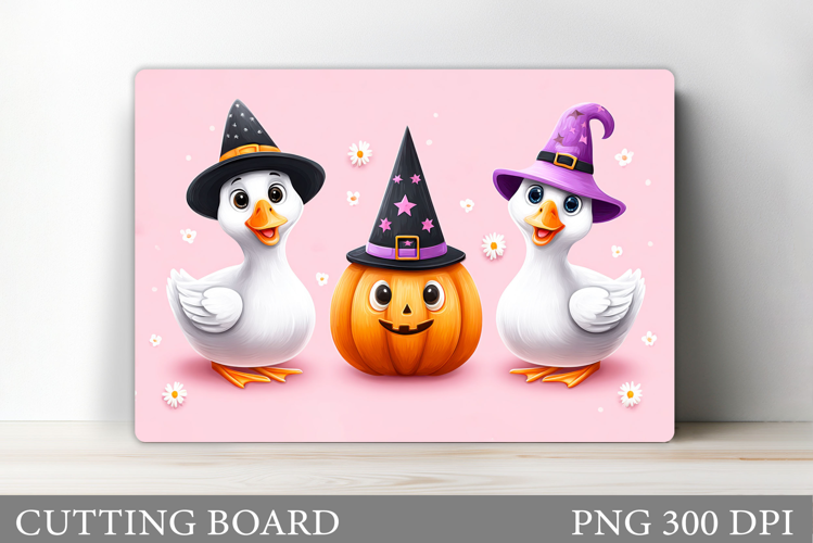 Halloween Goose Cutting Board. Halloween Cutting Board