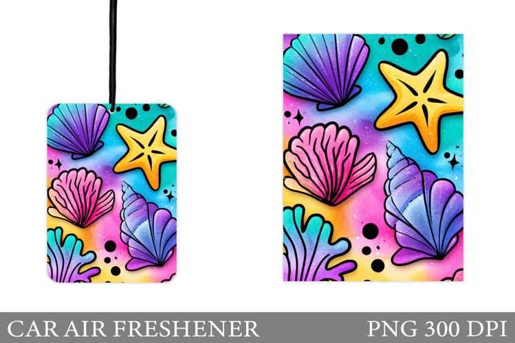 Seashell Car Air Freshener. Starfish Car Air Freshener