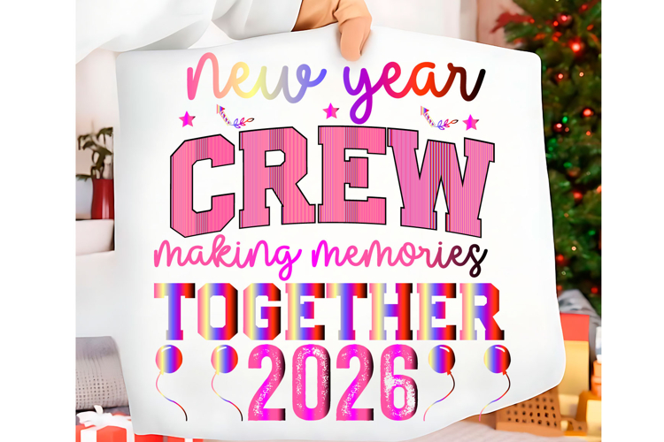 Happy New Year 2026 PNG SVG T-shirt design Year 2026