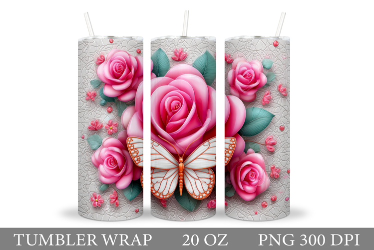 Butterfly Tumbler Sublimation. Butterfly Sublimation