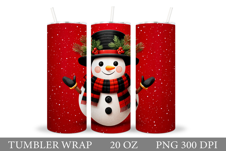 Cute Snowman Clipart Image 8