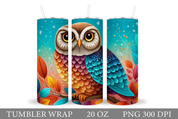 Owl Tumbler Sublimation. Owl Sublimation