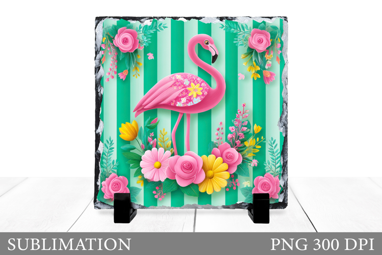 Flamingo Sublimation. Flamingo Slate Sublimation