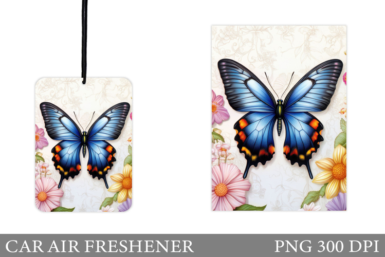 Butterfly Car Air Freshener. Car Air Freshener Sublimation