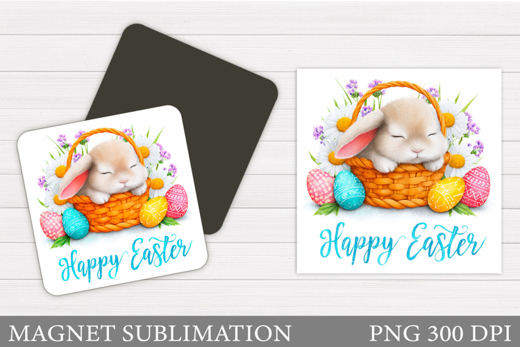 Easter Bunny Magnet. Easter Magnet Sublimation