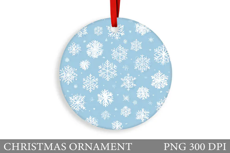 Snowflakes Christmas Ornament. Christmas Ornament Design