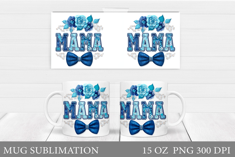 Mother's Day Mug Sublimation. Flowers Mug Design
