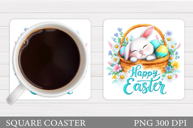 Easter Bunny Coaster. Bunny Easter Coaster Design