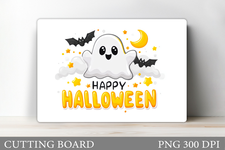 Halloween Ghost Cutting Board. Halloween Cutting Board