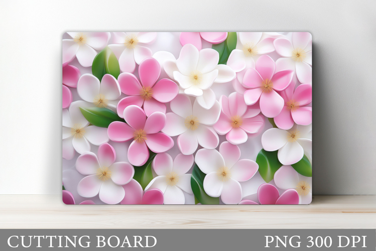 Flowers Cutting Board. Floral Cutting Board Sublimation