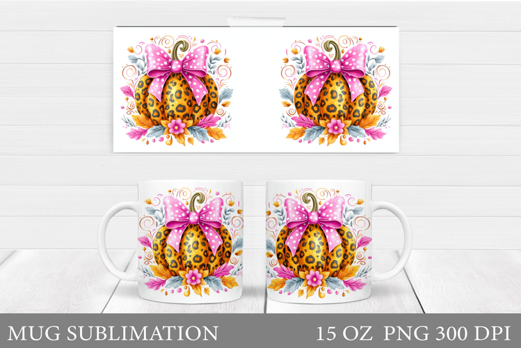 Pumpkin Mug Design. Pumpkin Mug Sublimation