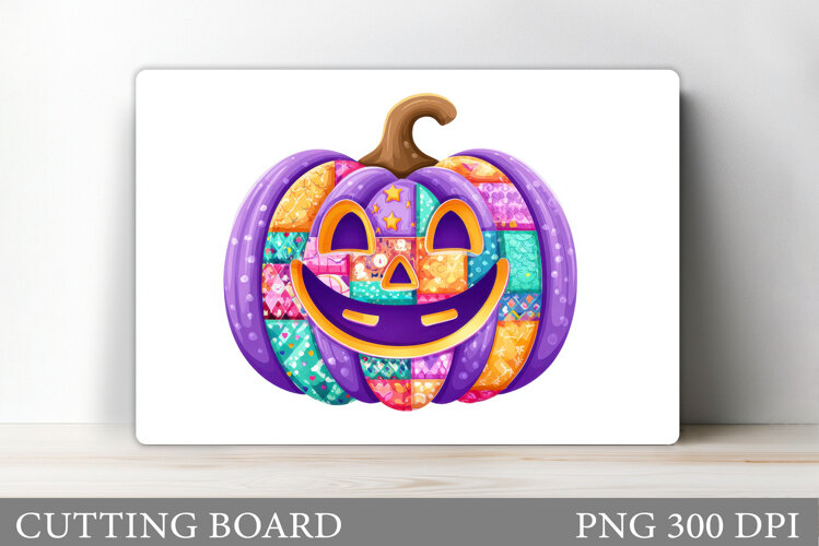 Halloween Pumpkin Cutting Board. Halloween Cutting Board example image 1