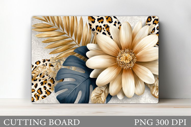 Flowers Cutting Board. Floral Cutting Board Sublimation