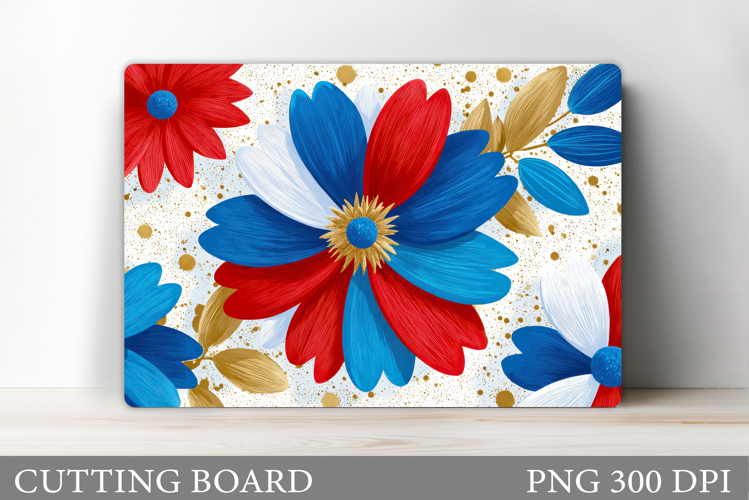 Flowers Cutting Board. Floral Cutting Board Sublimation