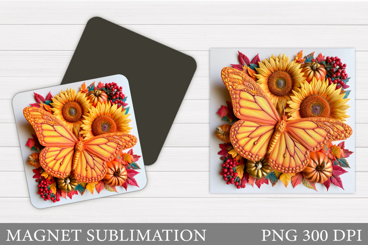 Butterfly Magnet Design. Butterfly Sublimation