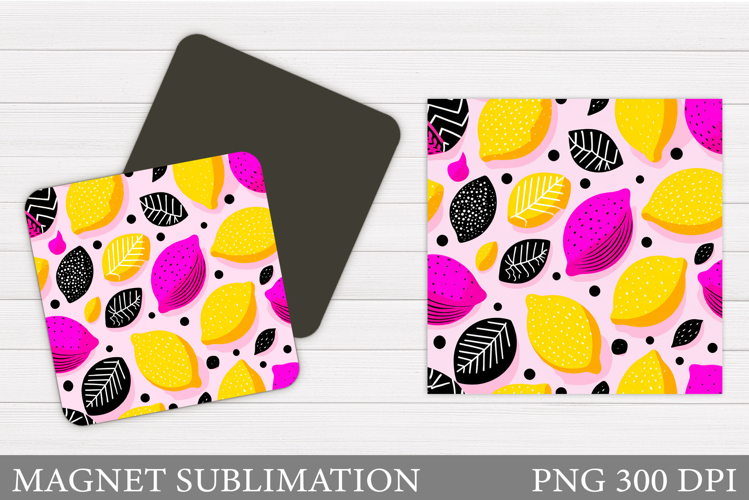 Lemons Magnet Design. Lemons Sublimation example image 1