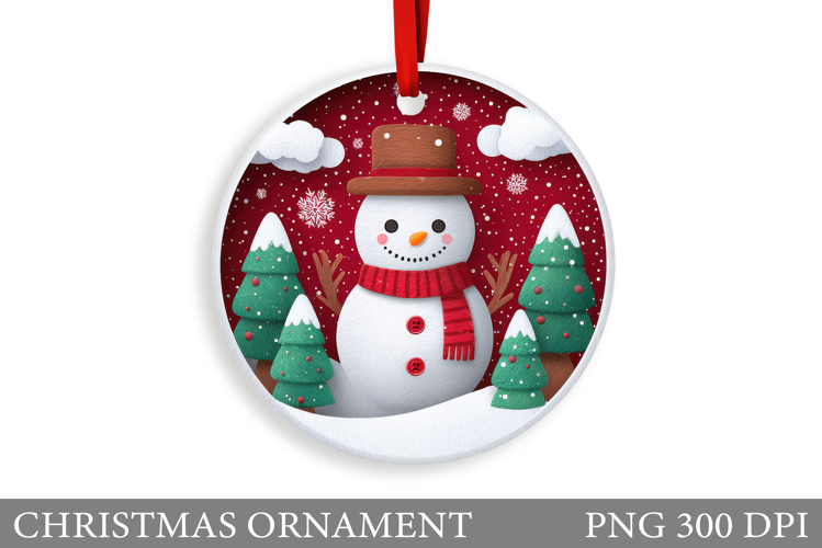 Christmas Snowman Clipart Image 9