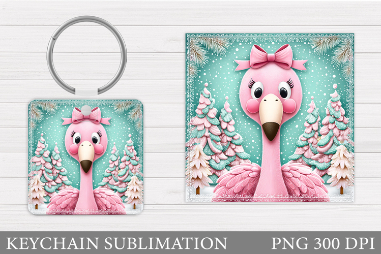 Cute Flamingo Clipart Image 7