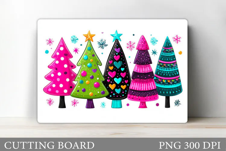 Christmas Tree Cutting Board. Kitchen Cutting Board Design