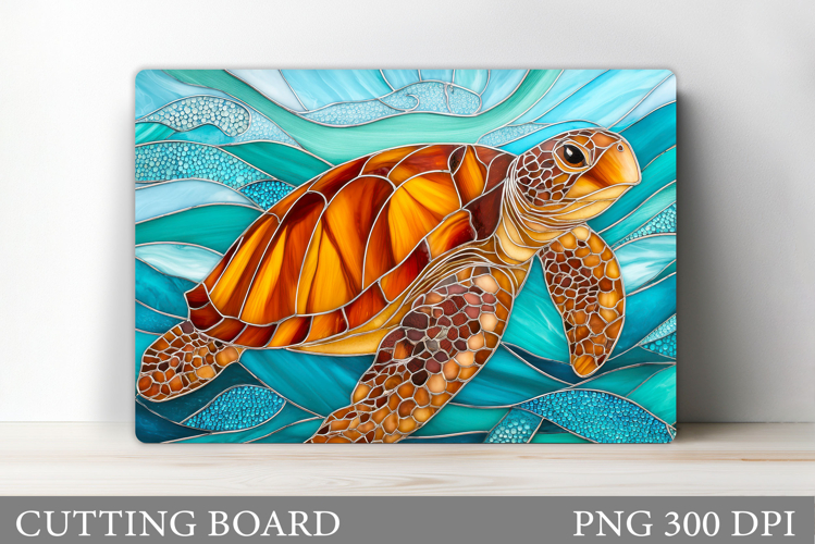 Turtle Kitchen Cutting Board. Sea Turtle Cutting Board