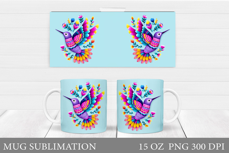 Hummingbird Mug Design. Hummingbird Sublimation