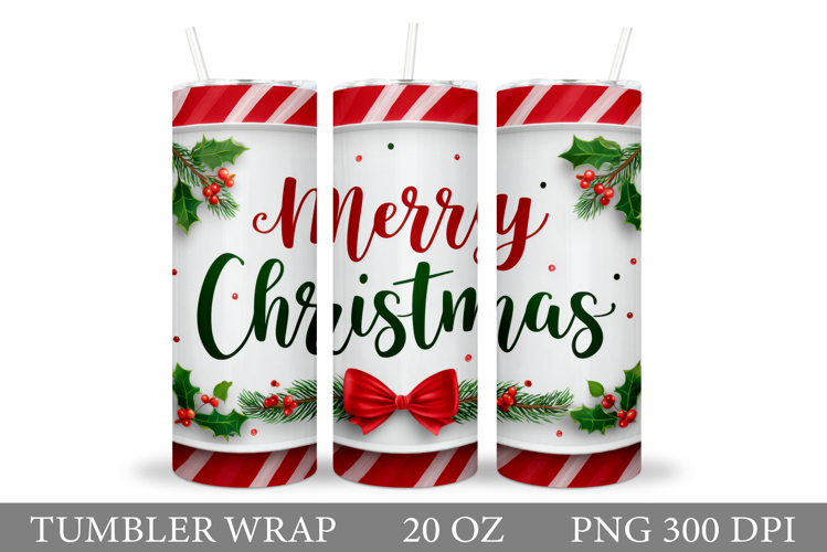 Merry Christmas Tumbler. Christmas Tumbler Sublimation