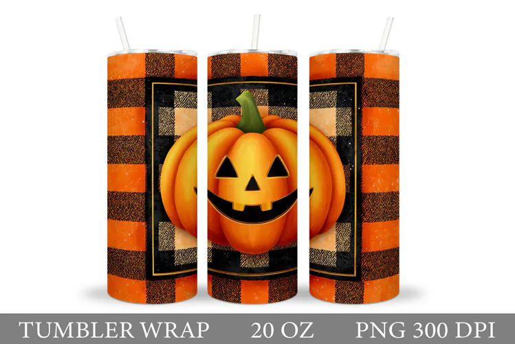 Halloween Pumpkin Tumbler. Halloween Tumbler Sublimation