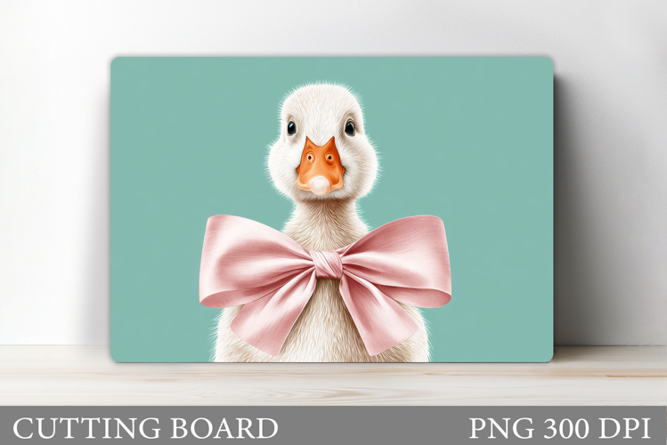 Cute Goose Cutting Board Design. Cute Goose Sublimation